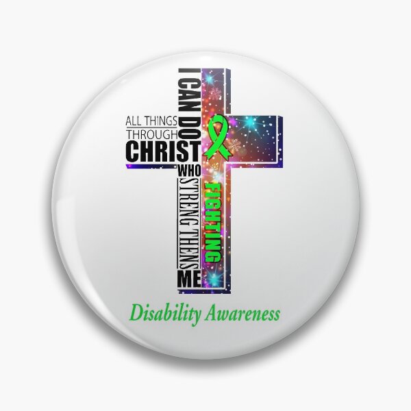 Item preview, I Can Do All Things Through Christ Disability Awareness designed and sold by Brad-FI.