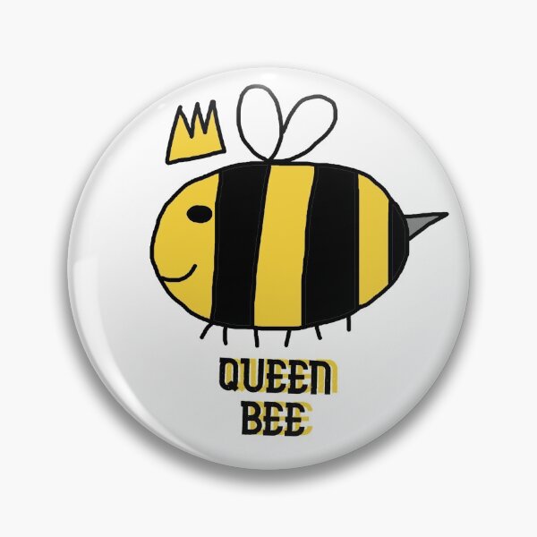 Item preview, Queen Bee (cute doodle bee) designed and sold by Nannas-stuff.