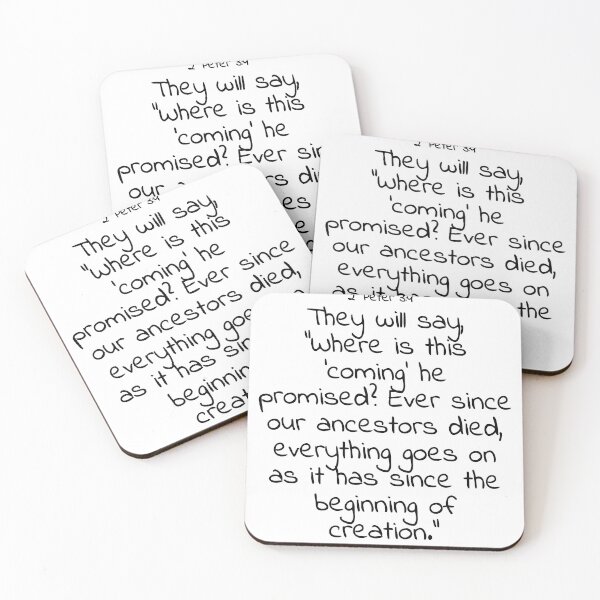 Item preview, Bible verse: 2 Peter 3:4 designed and sold by john-3-16.