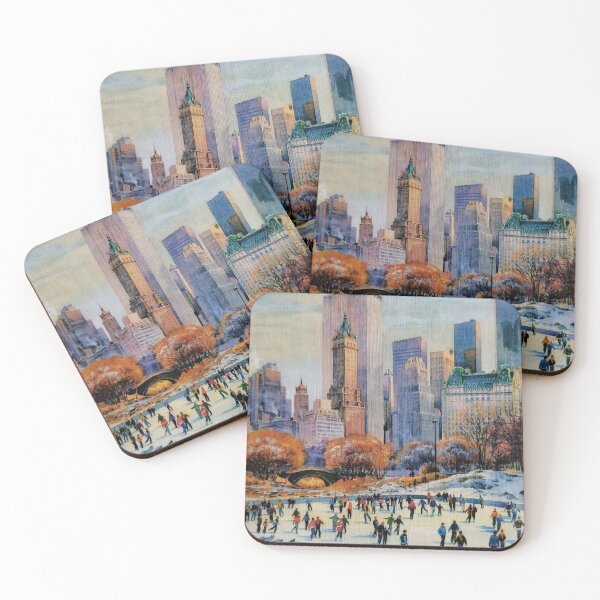 Item preview, Winter in Central Park, Watercolor New York, Manhattan  designed and sold by Tamarage.