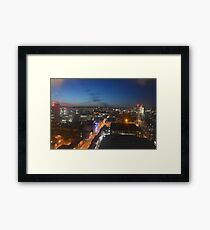 Manchester by Night Framed Print