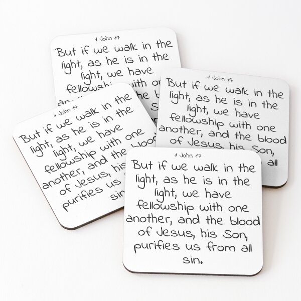Item preview, Bible verse: 1 John 1:7 designed and sold by john-3-16.
