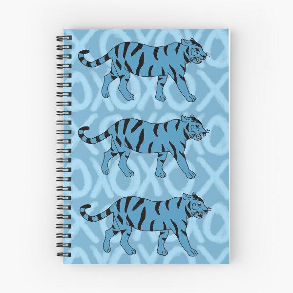 Item preview, Preppy Blue Tigers designed and sold by lilydardano.