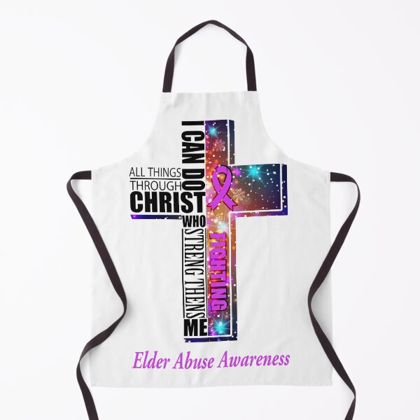 Item preview, I Can Do All Things Through Christ Elder Abuse Awareness designed and sold by Brad-FI.