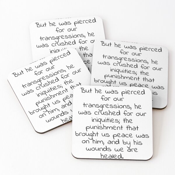 Item preview, Bible verse: Isaiah 53:5 designed and sold by john-3-16.