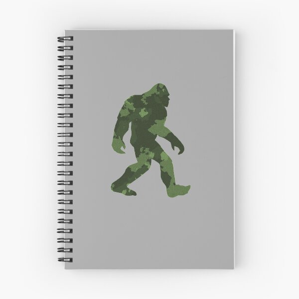 Item preview, Vintage Bigfoot Hunting Retro Grassman Camo designed and sold by GreenTurtleTeez.