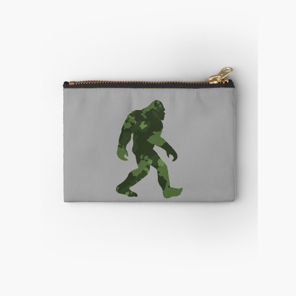Item preview, Vintage Bigfoot Hunting Retro Grassman Camo designed and sold by GreenTurtleTeez.