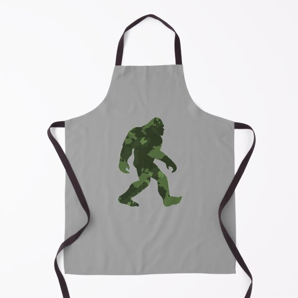 Item preview, Vintage Bigfoot Hunting Retro Grassman Camo designed and sold by GreenTurtleTeez.