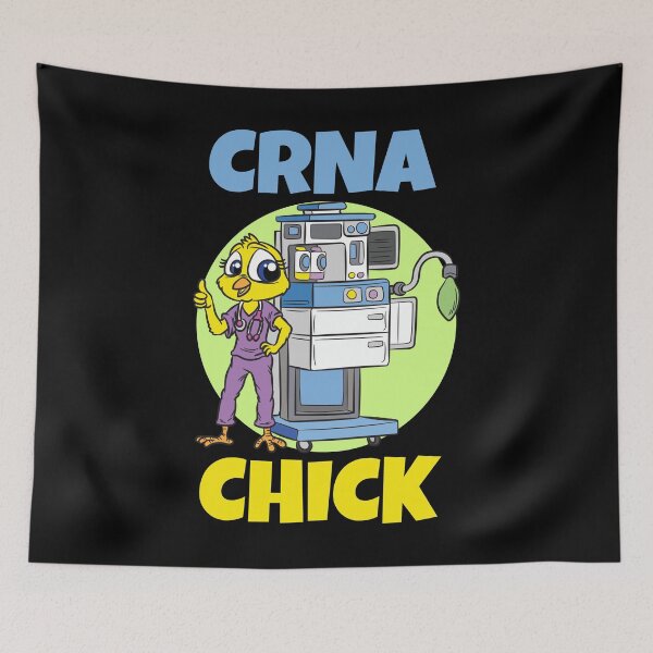 Item preview, CRNA Chick Female Nurse Anesthetist Gift Idea designed and sold by Moonpie90.