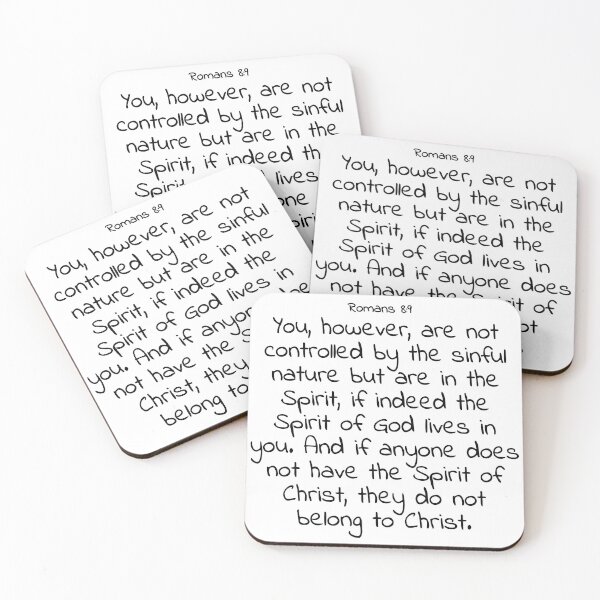 Item preview, Bible verse: Romans 8:9 designed and sold by john-3-16.