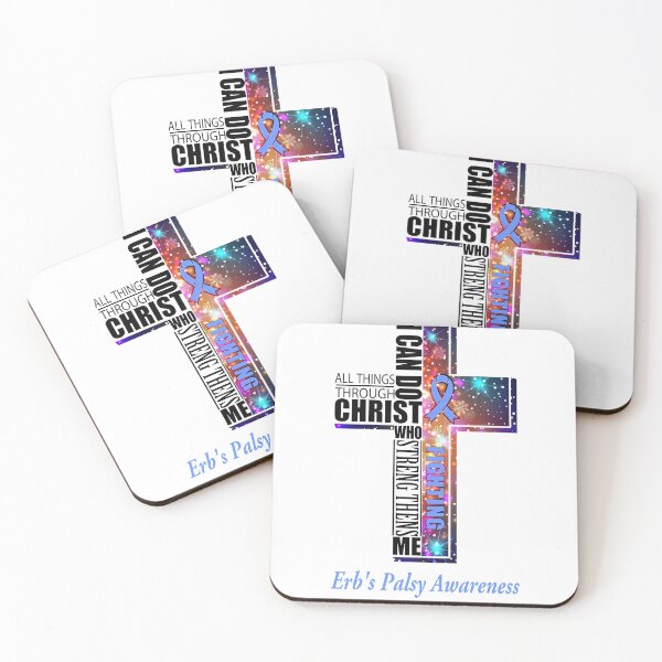 Item preview, I Can Do All Things Through Christ Erb's Palsy Awareness designed and sold by Brad-FI.