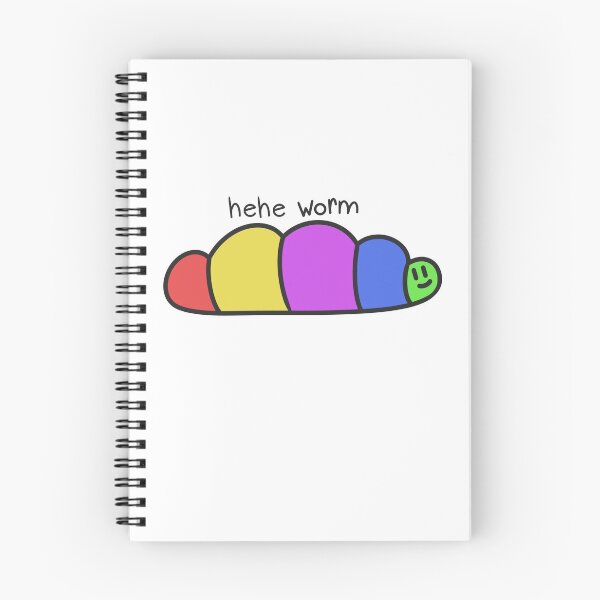 Item preview, Hehe Worm designed and sold by JustSomeWorms.