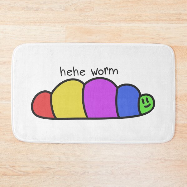 Item preview, Hehe Worm designed and sold by JustSomeWorms.