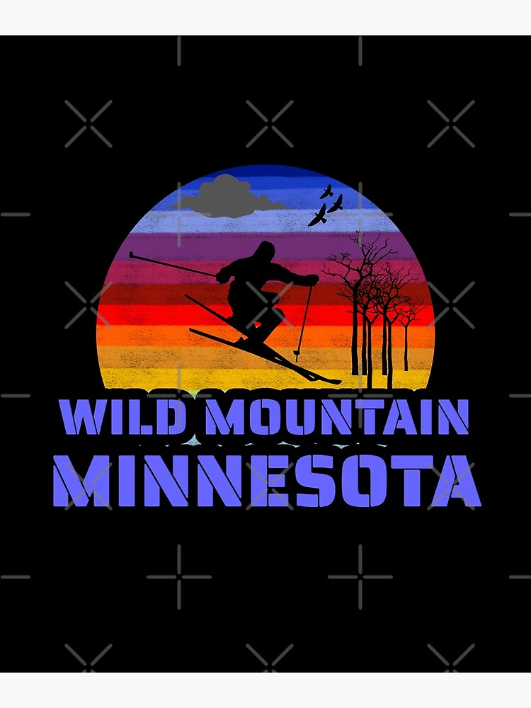 Discover Wild Mountain, Minnesota | Usa Winter | Ski Resort Premium Matte Vertical Poster