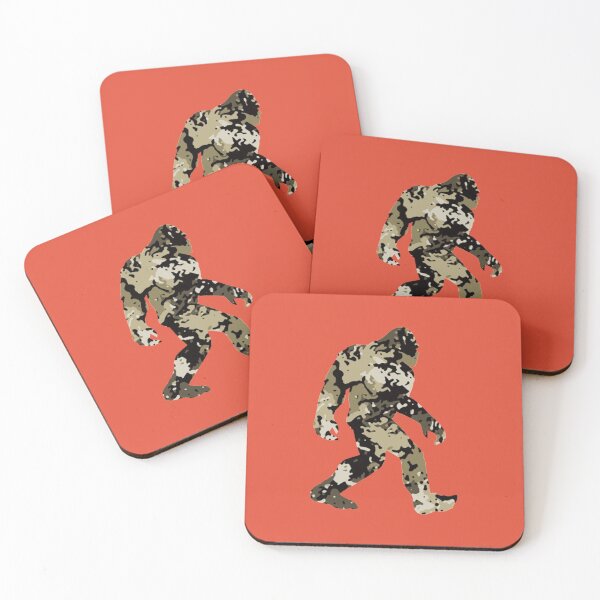 Item preview, Vintage Bigfoot Hunting Retro Grassman Camo designed and sold by GreenTurtleTeez.