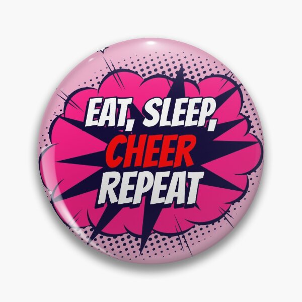 Item preview, Eat Sleep Cheer Repeat designed and sold by Daluyong.
