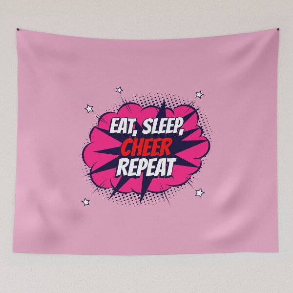 Item preview, Eat Sleep Cheer Repeat designed and sold by Daluyong.