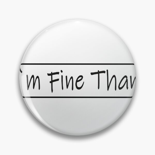 Artikelvorschau, Mir geht es gut, danke Sticker entworfen und verkauft von Stickers  Designer.