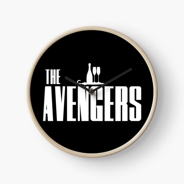 The Avengers Logo Clock