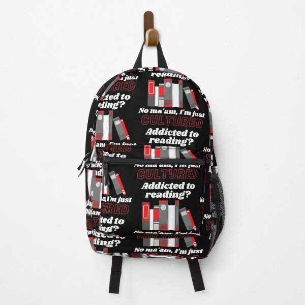 Item preview, Addicted to Reading ? No Ma'am, I'm just Cultured designed and sold by jaekindacray.