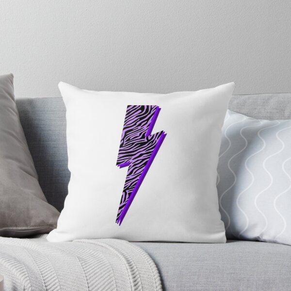 Item preview, Purple Zebra Lightning Bolt designed and sold by mtayzart.