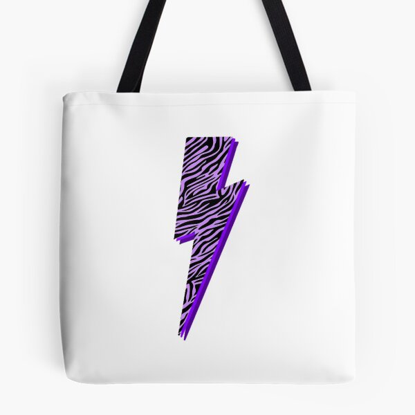 Item preview, Purple Zebra Lightning Bolt designed and sold by mtayzart.