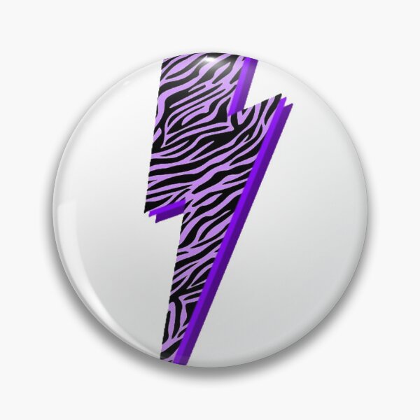Item preview, Purple Zebra Lightning Bolt designed and sold by mtayzart.
