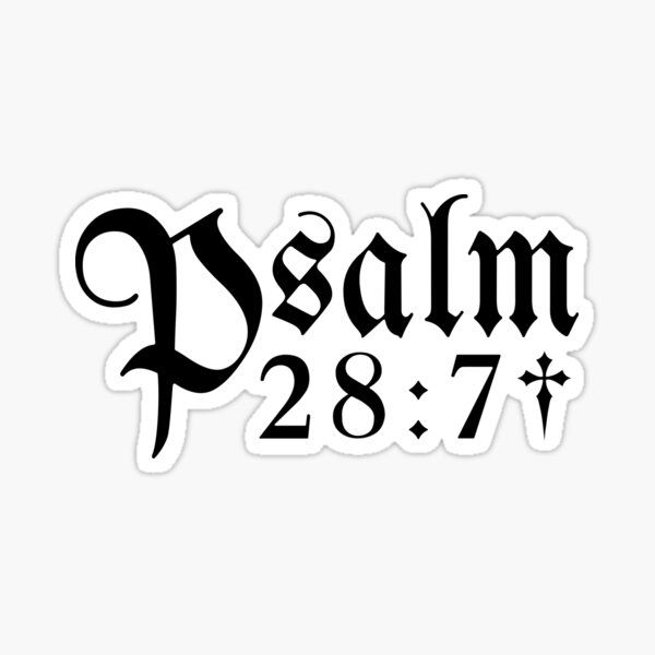 Psalm 28: 7 Colorable Stickers [Book]