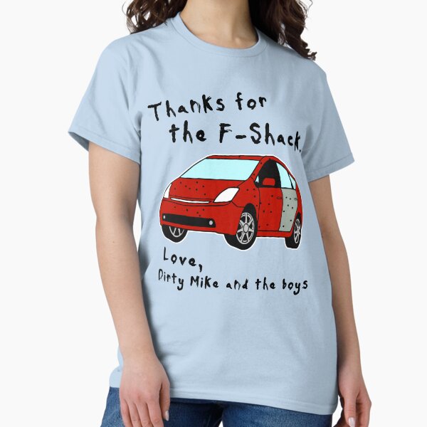 Vista previa del artículo con la obra «Gracias por el F-Shack. Me encanta el sucio Mike y los chicos», diseñado y vendido por acquiesce13.