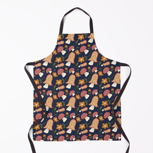 Item preview, Fairytale Mushroom Pattern in Blue, Red, Orange and White designed and sold by cozycaroline.