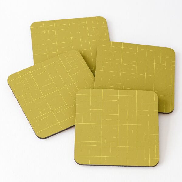 Item preview, Mustard Lines Plaids designed and sold by FrancesPoff.