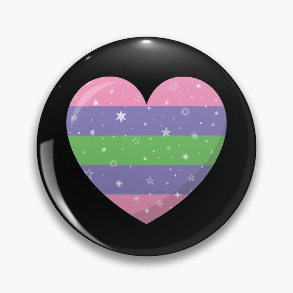 Item preview, Sparkling Trigender Heart designed and sold by Pridish.