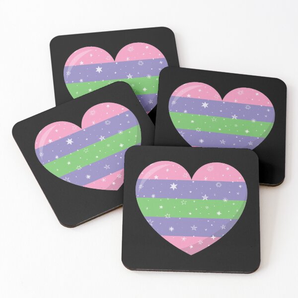 Item preview, Sparkling Trigender Heart designed and sold by Pridish.