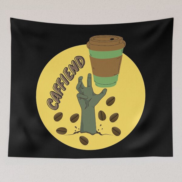 Artikelvorschau, Caffiend Coffee Addict entworfen und verkauft von P9Designs.
