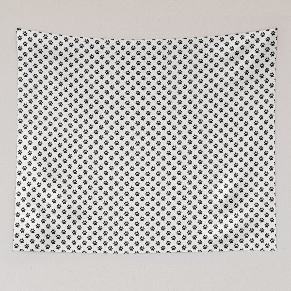 Item preview, Dog Paws Patterns With Background & Black paws designed and sold by KleinDuBois.