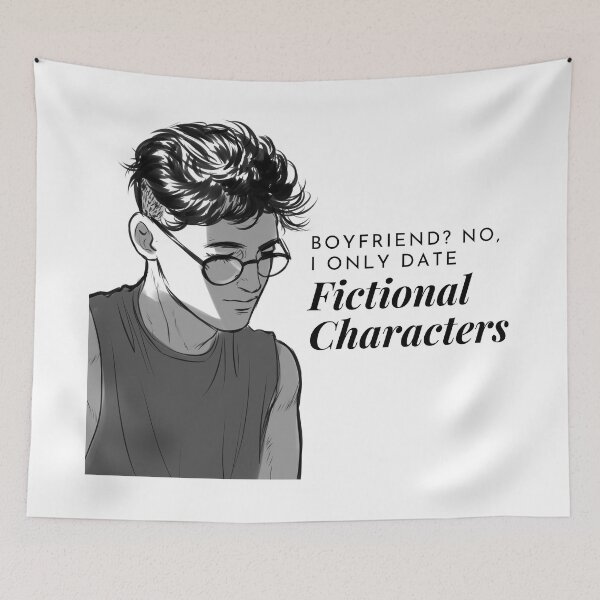 Item preview, Boyfriend? No, I Only Date Fictional Characters - Addicted to Reading designed and sold by jaekindacray.