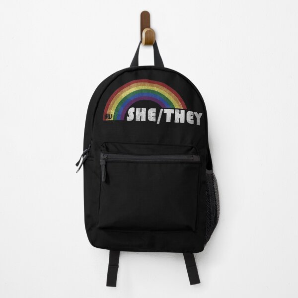 Item preview, Grunge LGBTQIA+ Pride - She/They T-Shirt designed and sold by DAWolfe.