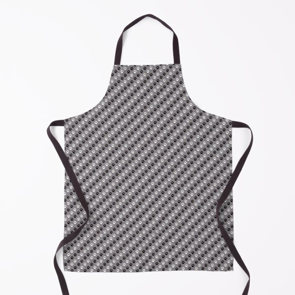 Item preview, Dog Paws Patterns Grey & Black & White designed and sold by KleinDuBois.