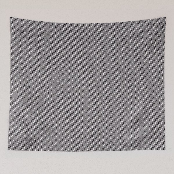 Item preview, Dog Paws Patterns Grey & Black & White designed and sold by KleinDuBois.