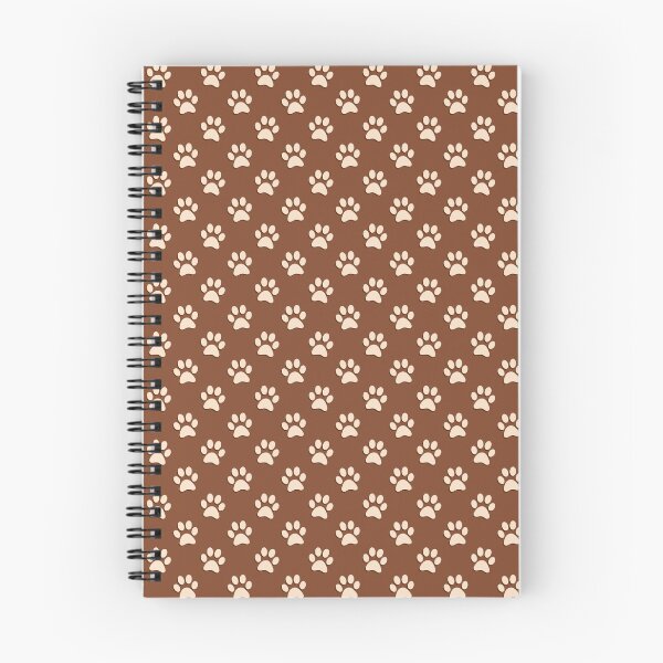 Item preview, Copy of Dog Paws Patterns Brown Chocolate designed and sold by KleinDuBois.