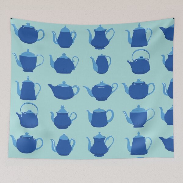Item preview, Blue Teapots designed and sold by MissBennett.