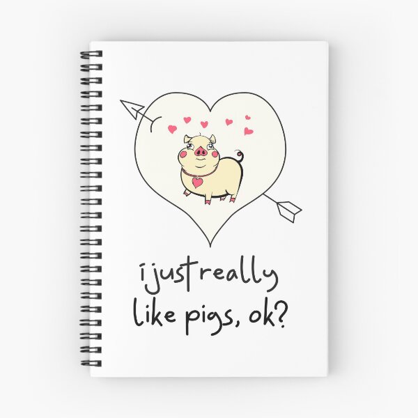 Item preview, I Just Really Like Pigs OK Funny designed and sold by HppyStrngHelthy.