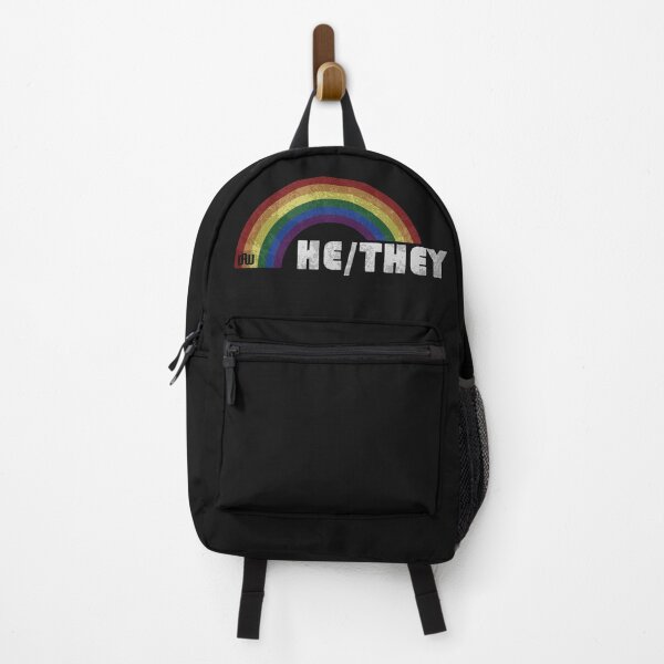 Item preview, Grunge LGBTQIA+ Pride - He/They T-Shirt designed and sold by DAWolfe.