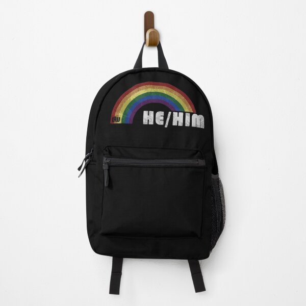 Item preview, Grunge LGBTQIA+ Pride - He/him T-Shirt designed and sold by DAWolfe.