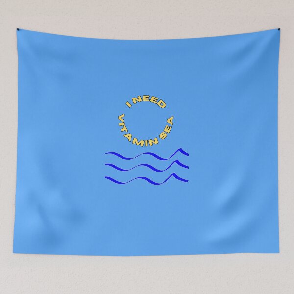 Item preview, I Need Vitamin Sea, I miss the Beach  and surf too -Vacations are Fun designed and sold by Inspire-me-CYK.