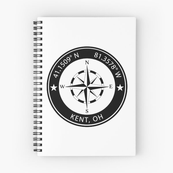 Item preview, Kent, Ohio Geographical Coordinates designed and sold by TeeOhGraphics.