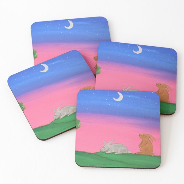 Item preview, Bunnies at sunset designed and sold by Rebecca Rose.