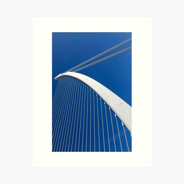 Calatrava's bridge Valencia Art Print