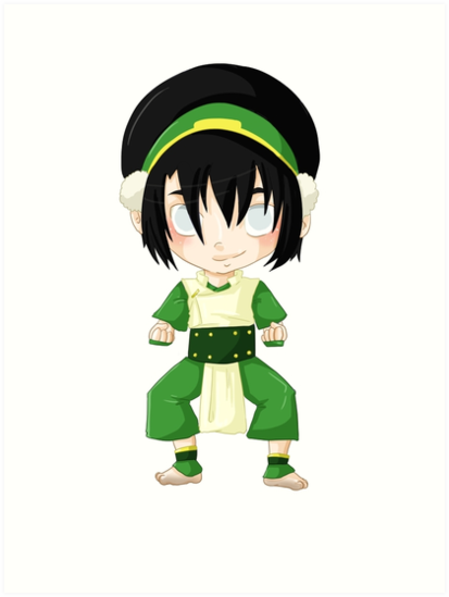 Sticker Choose Size /& Color Earthbender Decal Avatar the Last Airbender Toph