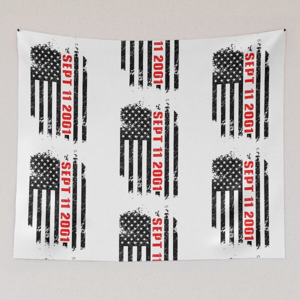 Item preview, Patriot Day September 11th Vintage Flag 9 11 designed and sold by TKsTees.